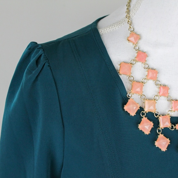 NWOT Kimchi Blue Shift Dress 3/4 Sleeve - Picture 5 of 8